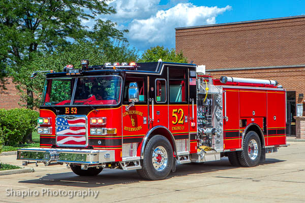 Lincolnshire Riverwoods FPD Engine 52 Pierce Arrow XT fire engine Larry Shapiro photography